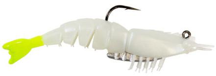 Z-Man EZ ShrimpZ 3 1/2 inch Rigged w/ Mustad Weighted Hook 2 pack