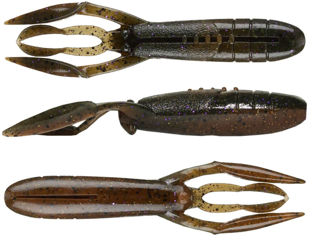 Keitech Glide Camaron 3.5 Inch Soft Plastic Craw - 6 Pack
