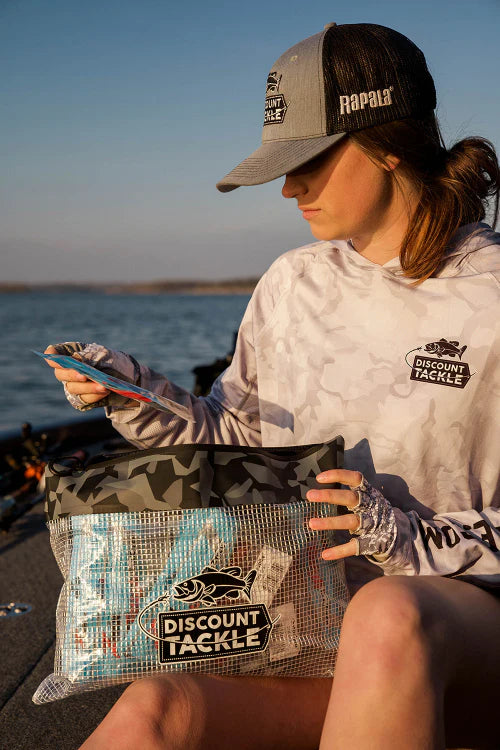 Discount Tackle Camo Mesh Tackle Bag