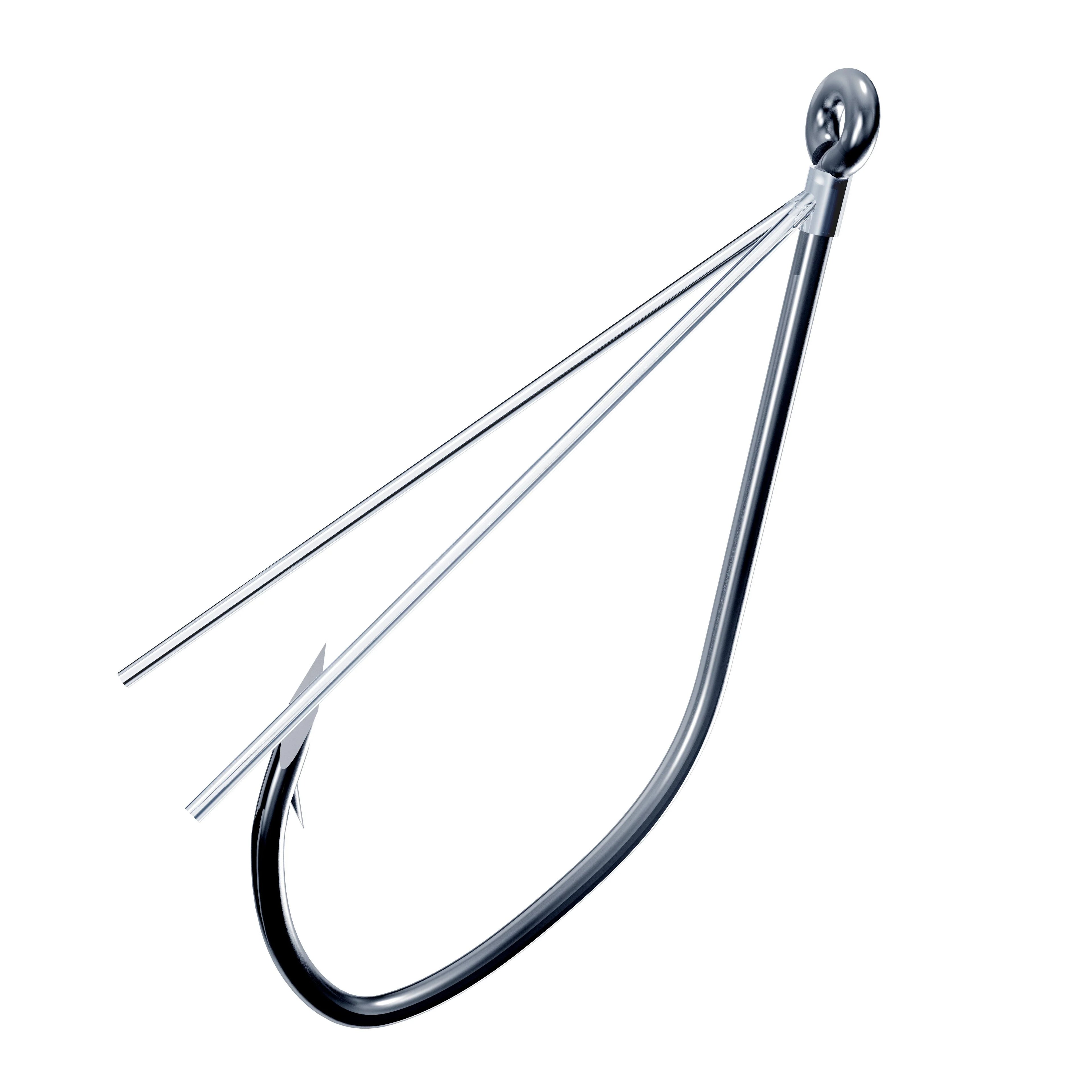 Eagle Claw Trokar TK137W Weedless Finesse Hook - 6 Pack