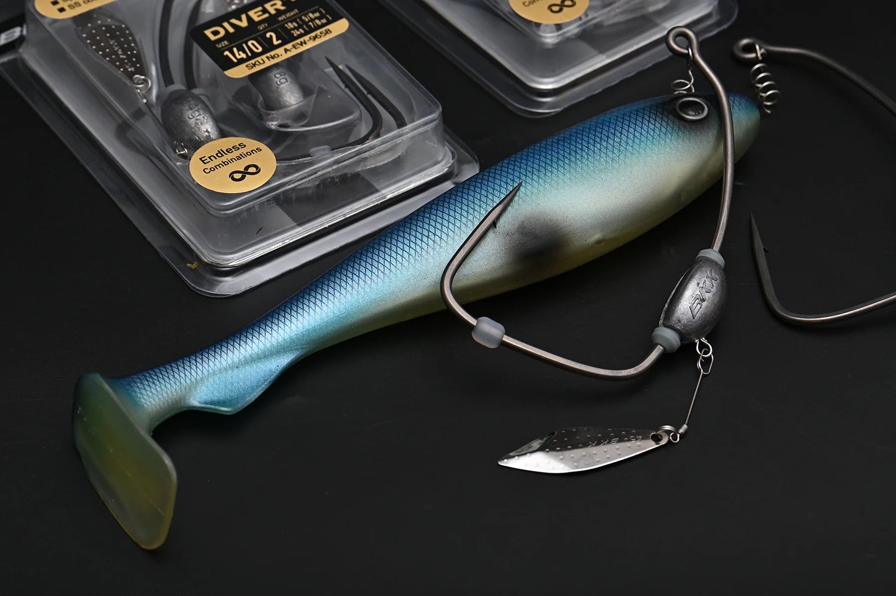 BKK Titan Diver+ Weighted Swimbait Hook
