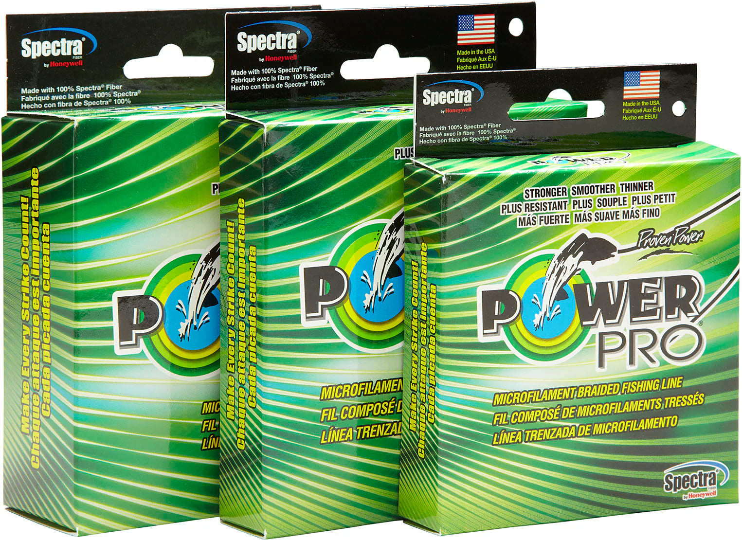 Power Pro Spectra White Braided Line 3000 yard Bulk Spool