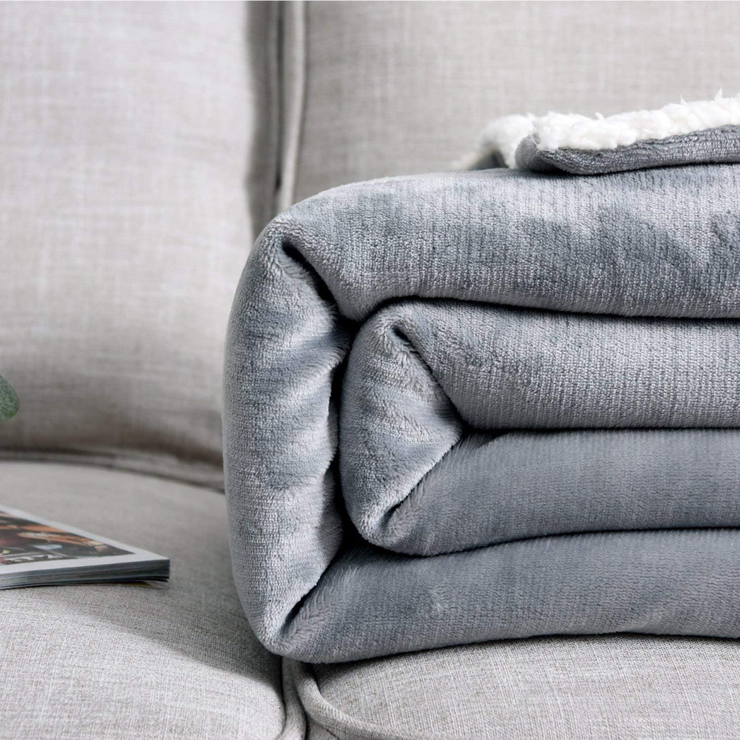 Microfiber Sherpa Fleece Blanket