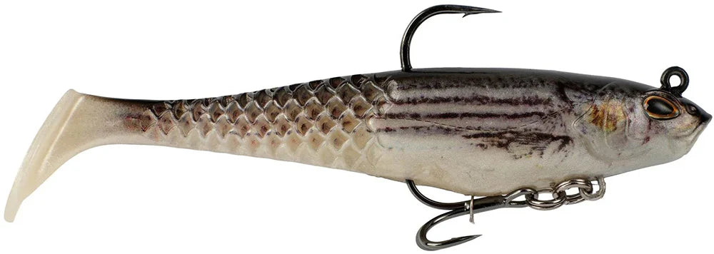 Berkley PowerBait Saltwater CullShad Pre-Rigged Soft Body Swimbait - 6 Inch
