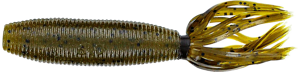 Gary Yamamoto 4 Inch Fat Ika Soft Plastic Skirted Grub - 10 Pack