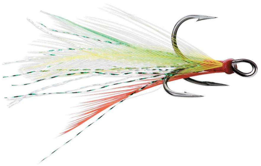 VMC 8651DT Feather Dressed X-Rap Treble Hook 2 pack