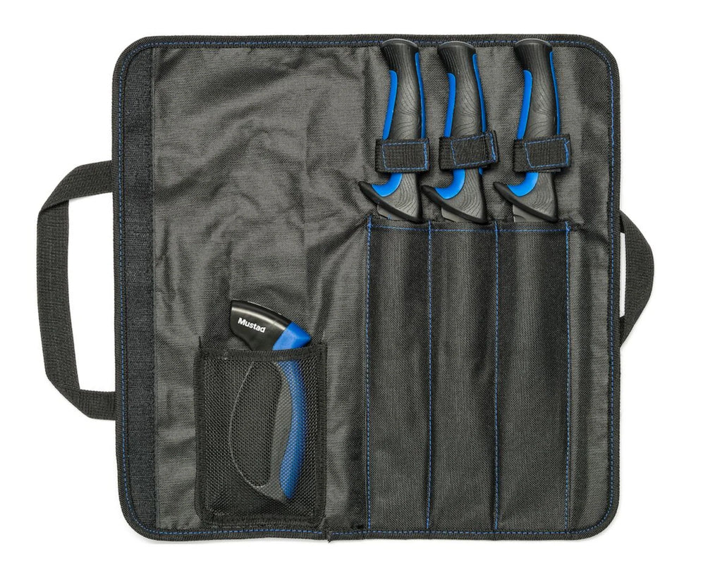 Mustad 3-Piece Fillet & Boning Knife Kit w/ Sharpener