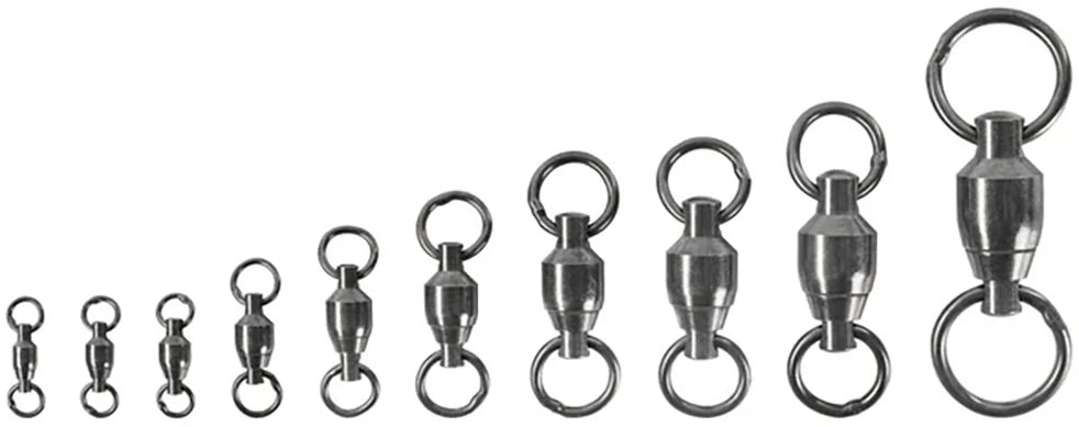 SPRO Ball Bearing Swivel w/2 Welded Rings - Duraslick Finish