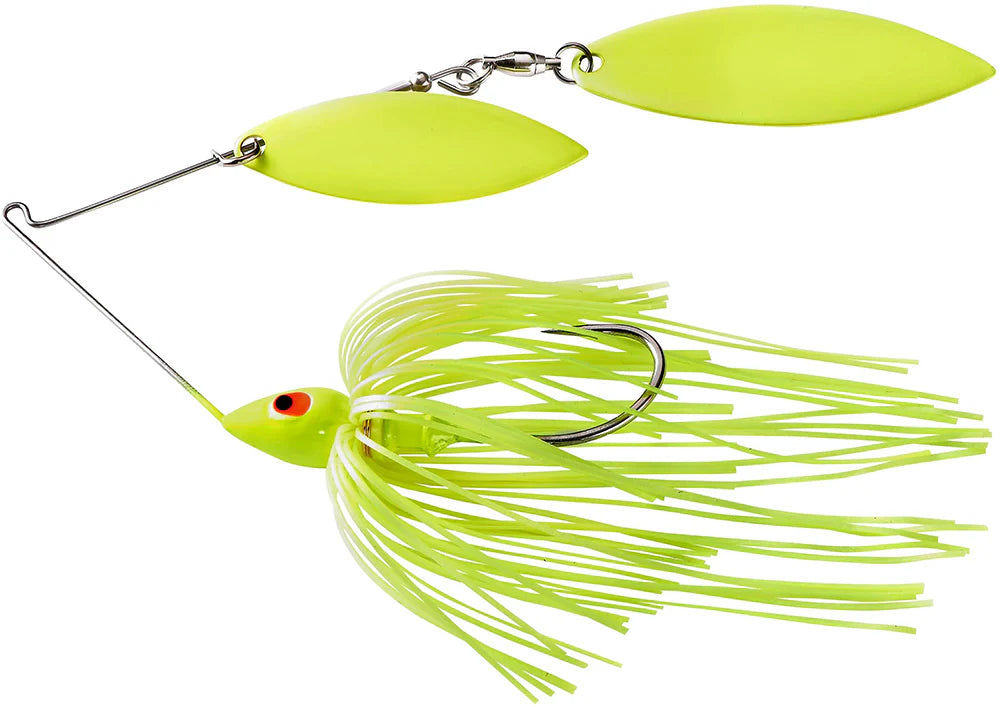 War Eagle Painted Head Nickel Frame Double Willow Spinnerbait - 1/2 oz