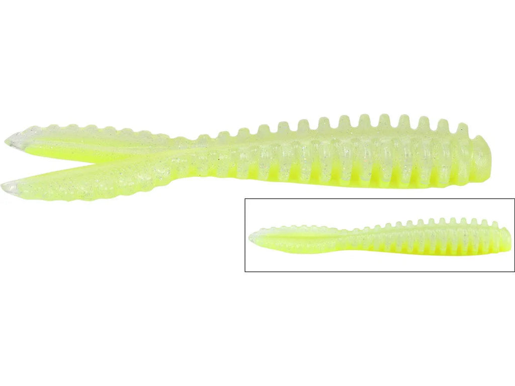 Roboworm Zipper Grub 3 1/2 inch Soft Plastic Grub 8 pack