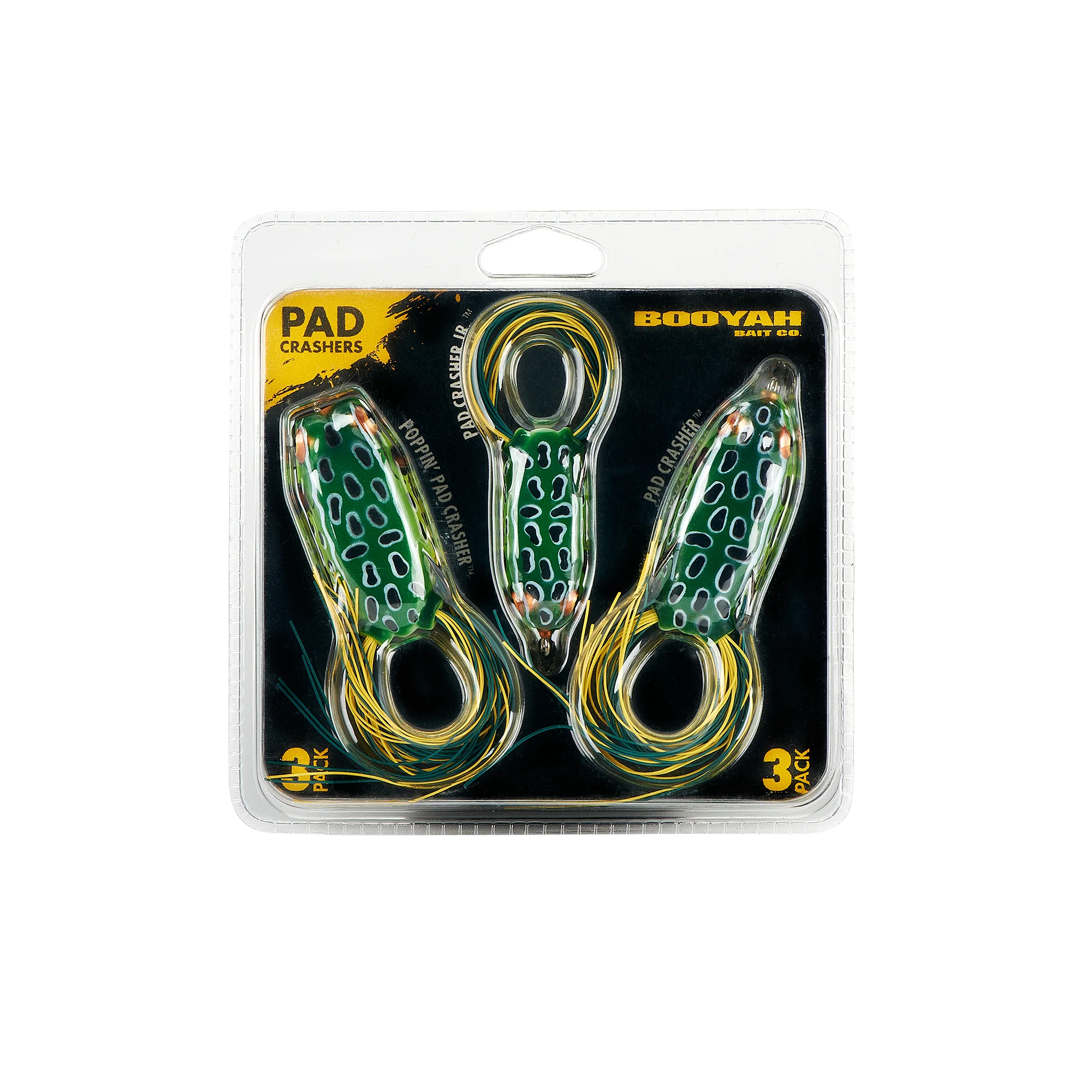 Booyah 3-Piece Pad Crasher Hollow Body Frog Combo