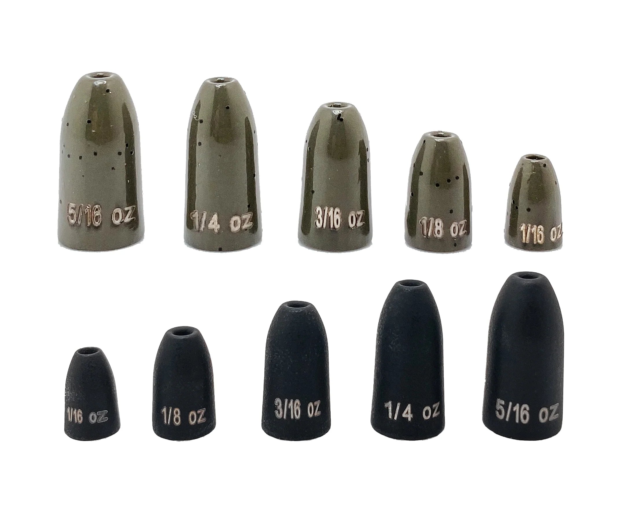 Departure Outdoors Tungsten Worm Weights - 5 Pack