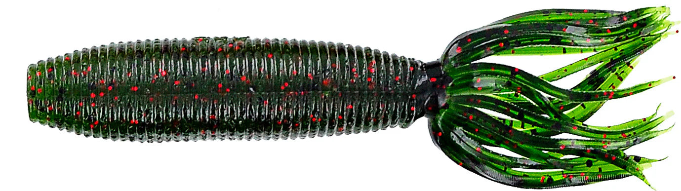 Gary Yamamoto 4 Inch Fat Ika Soft Plastic Skirted Grub - 10 Pack
